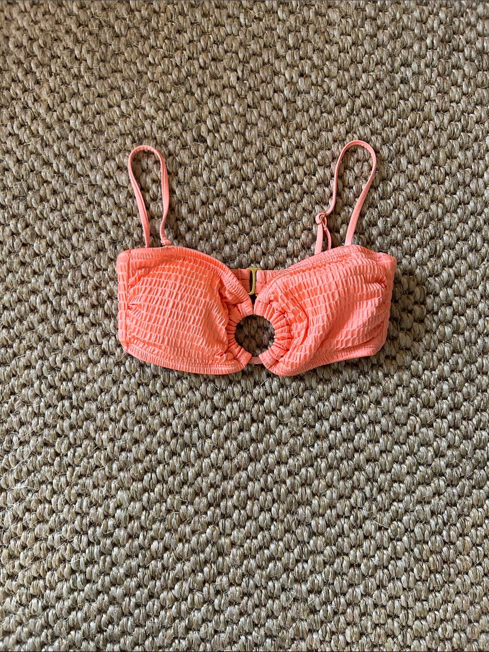 Cute peach bakini top